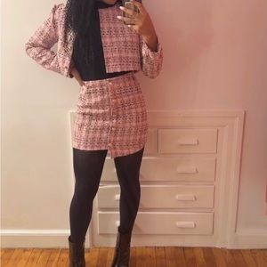 Blazer and matching skirt